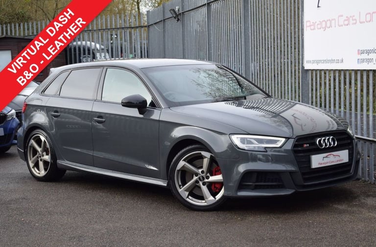 2018 Audi S3 2.0 TFSI Black Edition Sportback 5dr Petrol S Tronic quattro Euro 6 (s/s) ( Hatchbac...