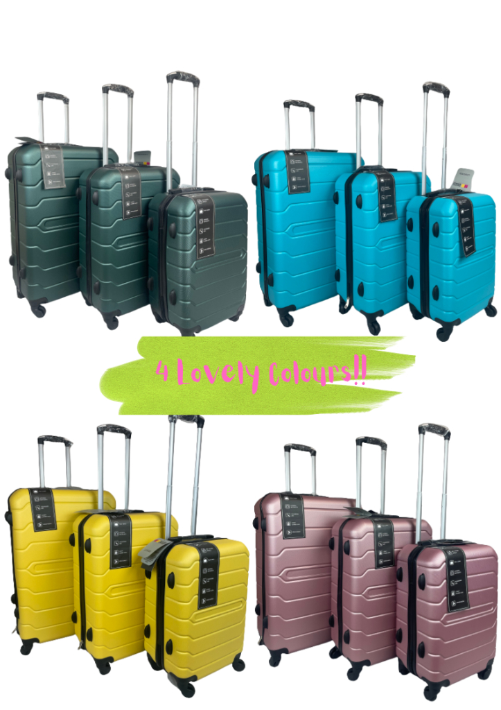 *BRAND NEW* Lightweight Hardshell Suitcases 6 Colours *FREE GLASGOW