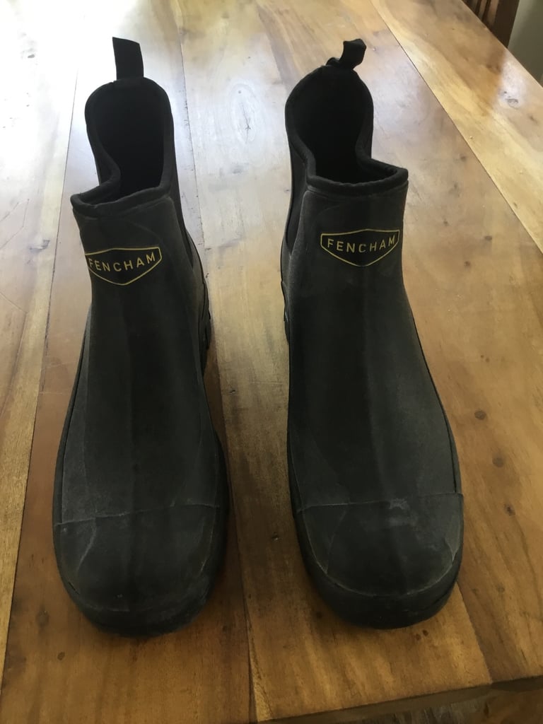 Fencham men’s ankle yard boots wellies. Size 12.