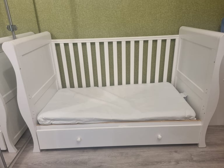 image for Little Acorns Sleigh Cot