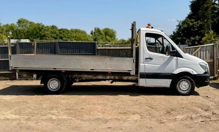 2017 Mercedes-Benz Sprinter 3.5t Chassis Cab +  + 16K + HPI CLEAR + DROP SIDE