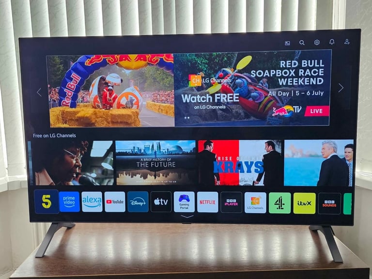 LG 55 inch Frameless OLED 4K UHD Smart TV with Latest Apps,Voice Remote