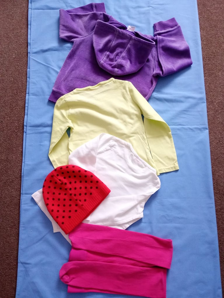 GIRLS CLOTHES - AGE 3/4 - 6 items - ALL GOOD CONDITION..