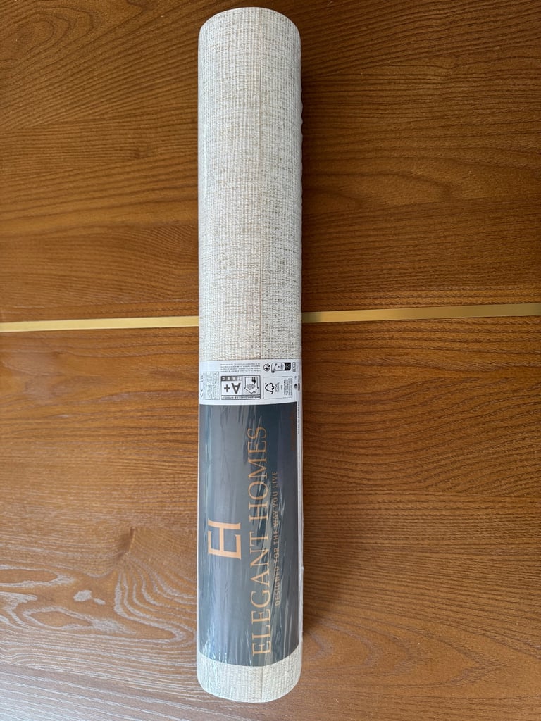 Rasch Elegant Homes Linen Natural Wallpaper 316513