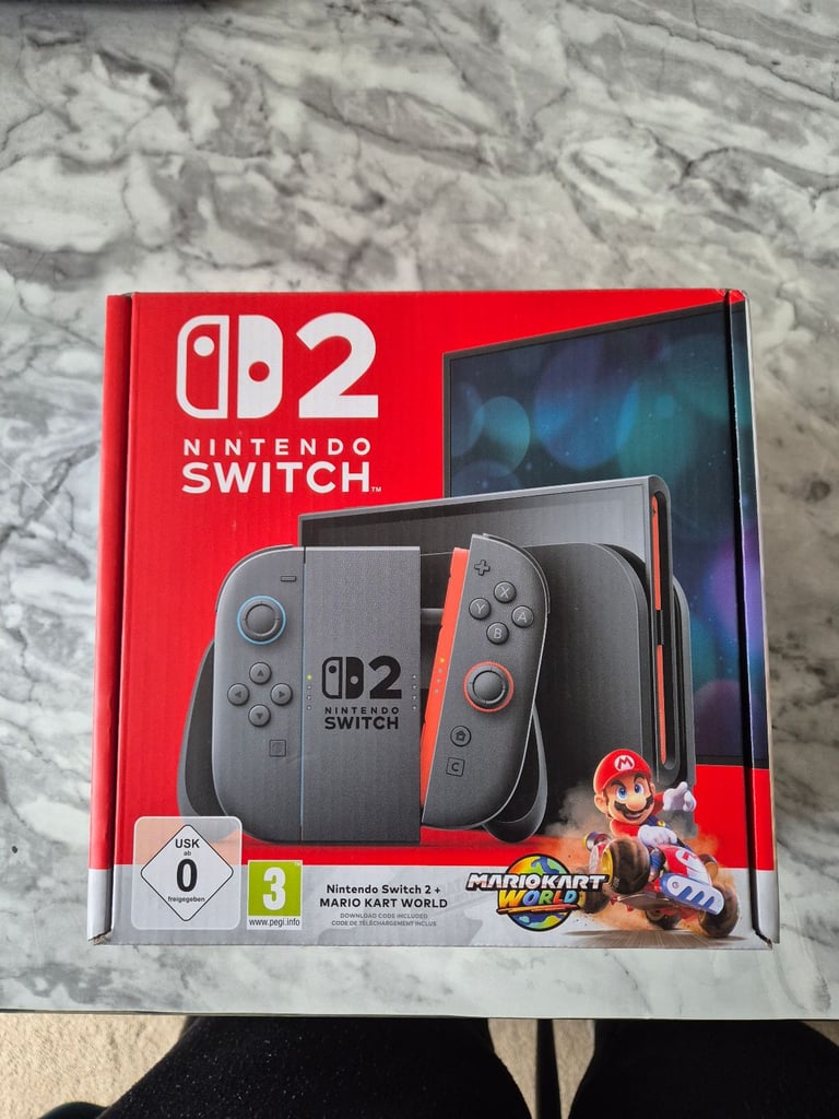 image for Nintendo Switch 2 Console with Mariokart World - New & Sealed