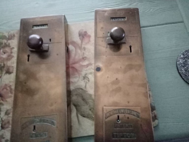 Vintage toilet locks