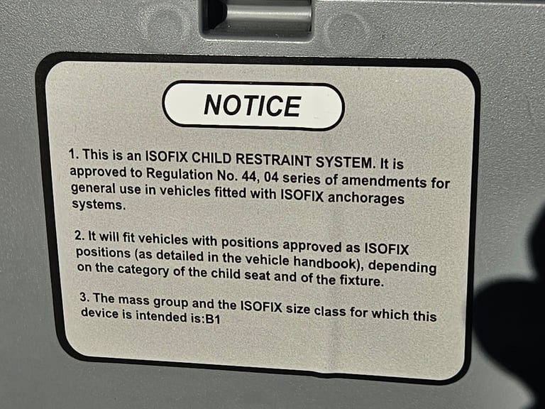 Isofix kids car seat Pampero