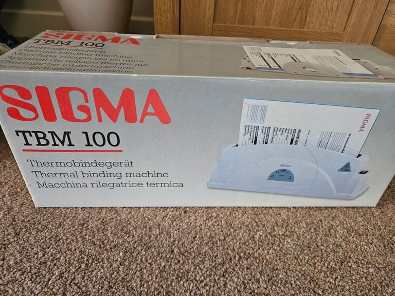 Sigma TBM 100 Thermal Binding Machine
