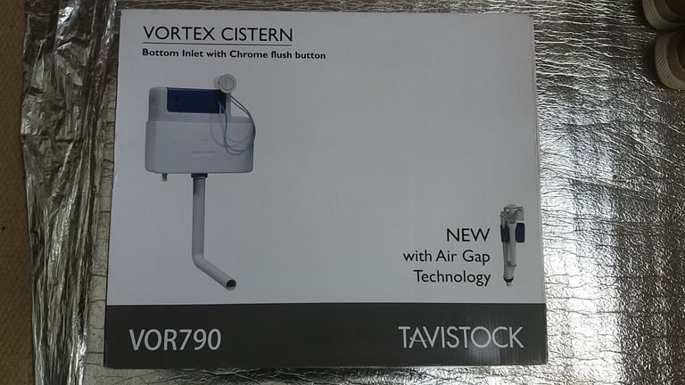 *** Brand New Tavistock Vortex Concealed Cistern – Slimline Dual Flush***