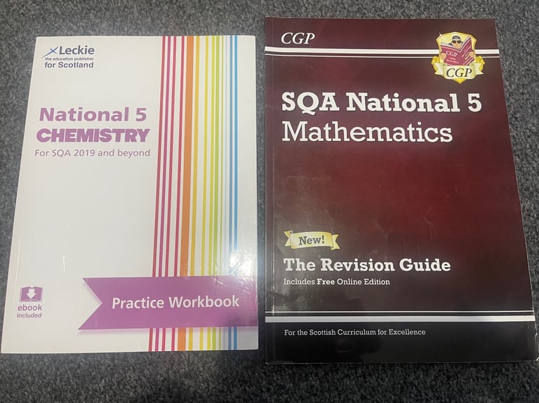 image for National 5 Books Chemistry and Mathematics