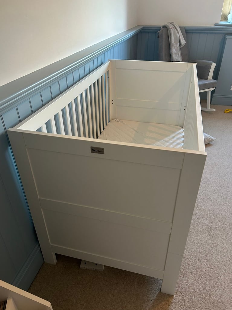 Silver Cross Furniture set, wardrobe, changing table and cot