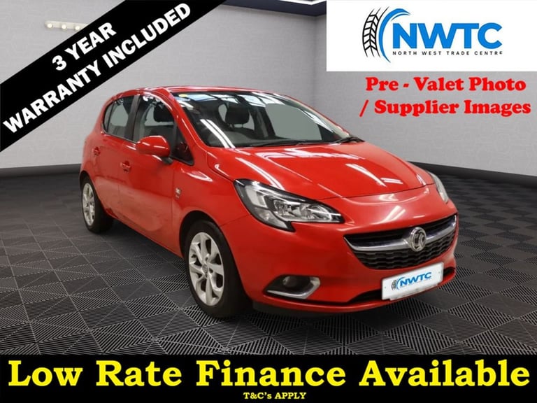 2016 Vauxhall Corsa 1.0i Turbo ecoFLEX SRi Hatchback 5dr Petrol Manual Euro 6 (s/s) (90 ps) F/S H...