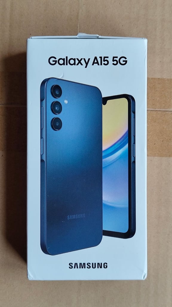 image for Samsung Galaxy A15 5G (SM-A156B/DSN), 4GB RAM, 128GB Storage, Android 15 - Boxed Ex. Condition