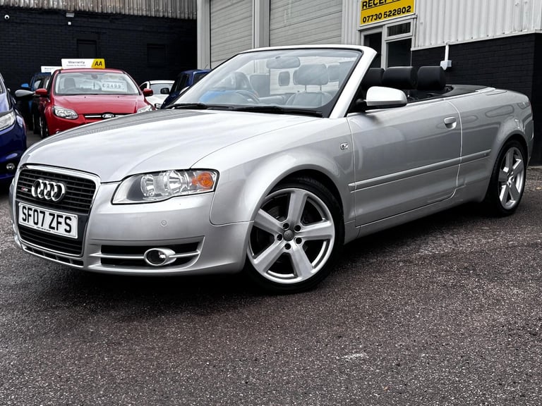 2007 Audi A4 Cabriolet 1.8T S line Multitronic 2dr CONVERTIBLE Petrol Automatic