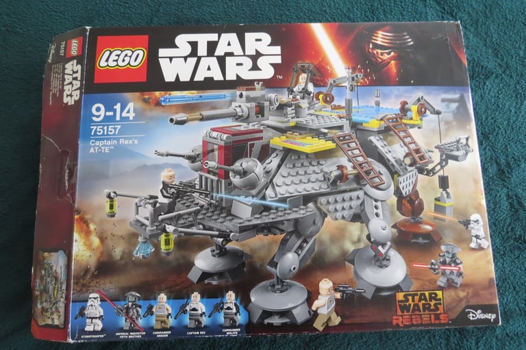 Lego Star Wars 75157 Captain Rex's AT-TE, 100% Complete, Box + Manual