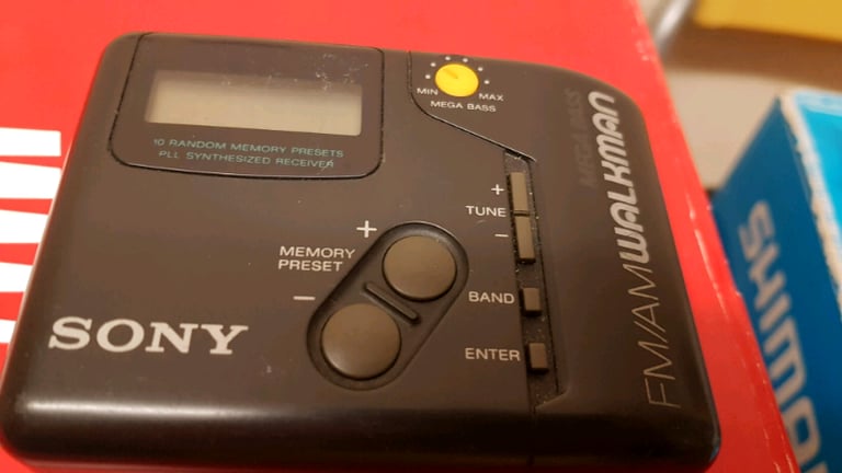 image for Sony walkman SRF-M45 FM/AM Mega Bass Portabl Radio 