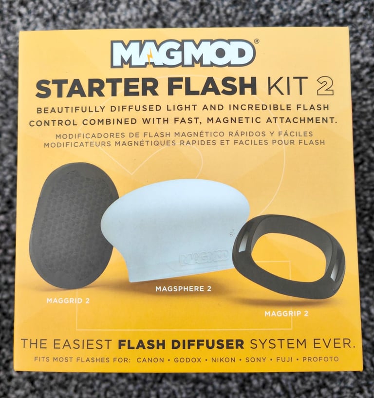 image for Magmod Starter Flash Kit 2 Magnetic Camera DSLR Diffuser 