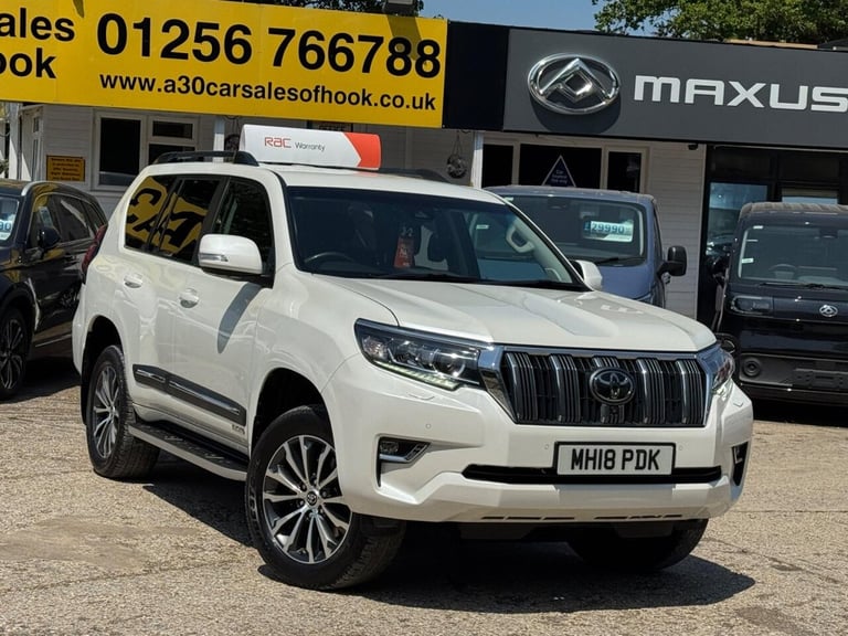 2018 Toyota Land Cruiser 2.8D Invincible Auto 4WD Euro 6 5dr (7 Seat) ESTATE Diesel Automatic