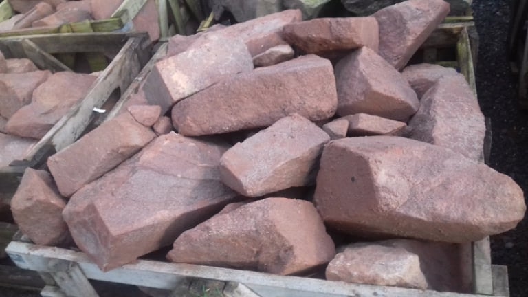 Red Sandstone Walling Blocks *Rockery *