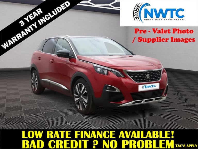 image for 2019 Peugeot 3008 1.2 PureTech GT Line SUV 5dr Petrol Manual Euro 6 (s/s) (130 ps) 1 OWNER FR HAT...