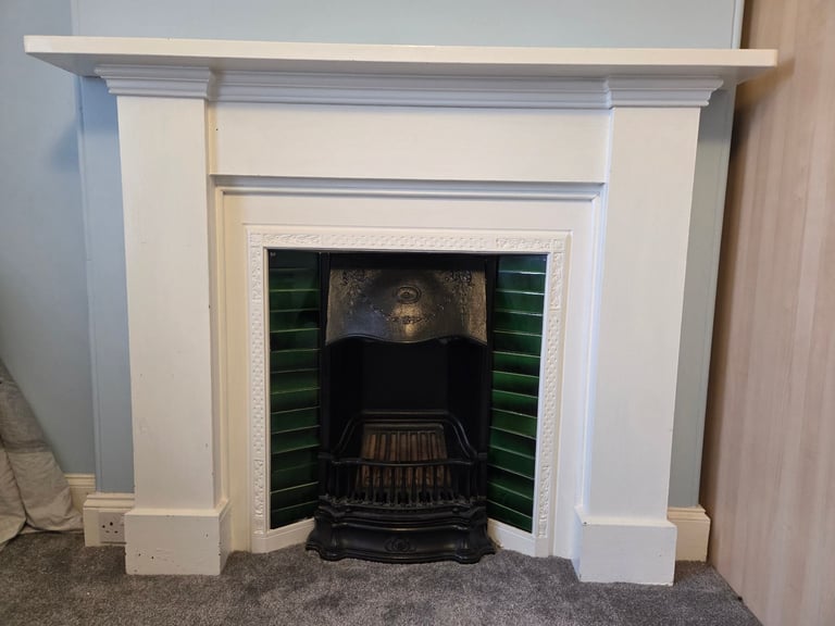 Cast iron fireplace