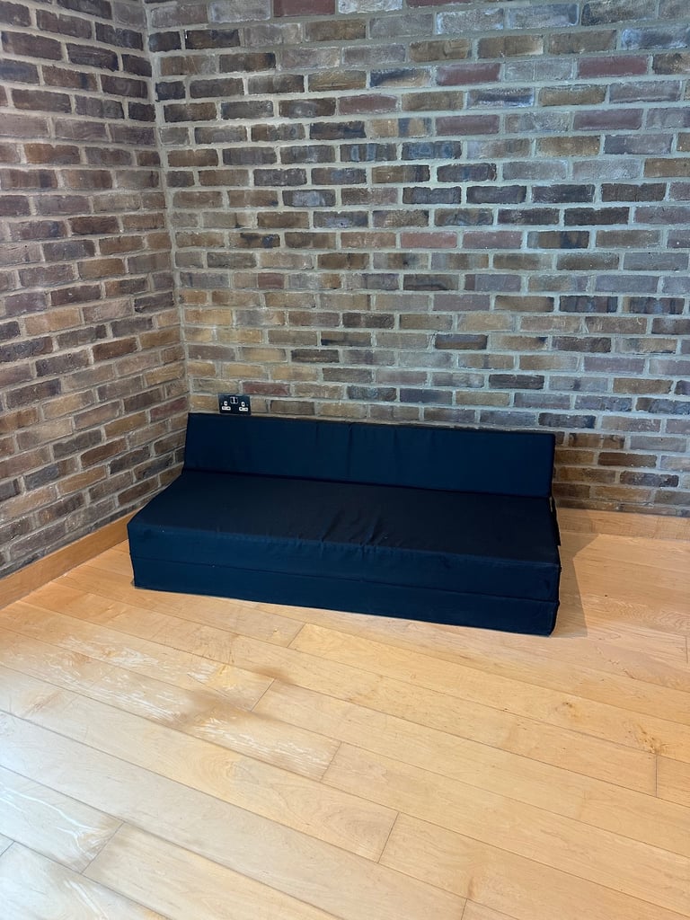 Black Double Sofa Chair Bed