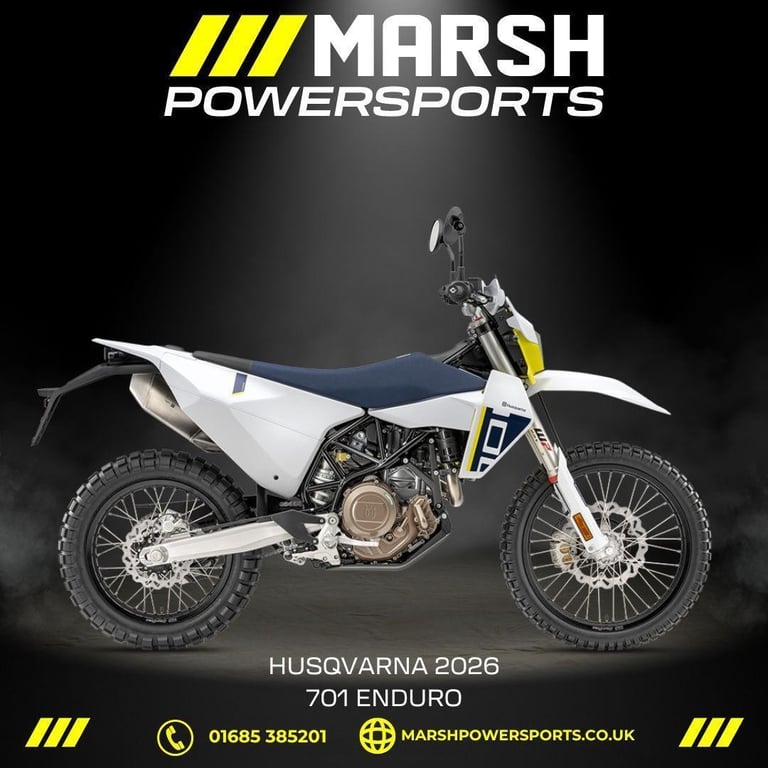 image for Husqvarna 701 Enduro 2026 - Husqvarna Main Dealer - Reserve Now!