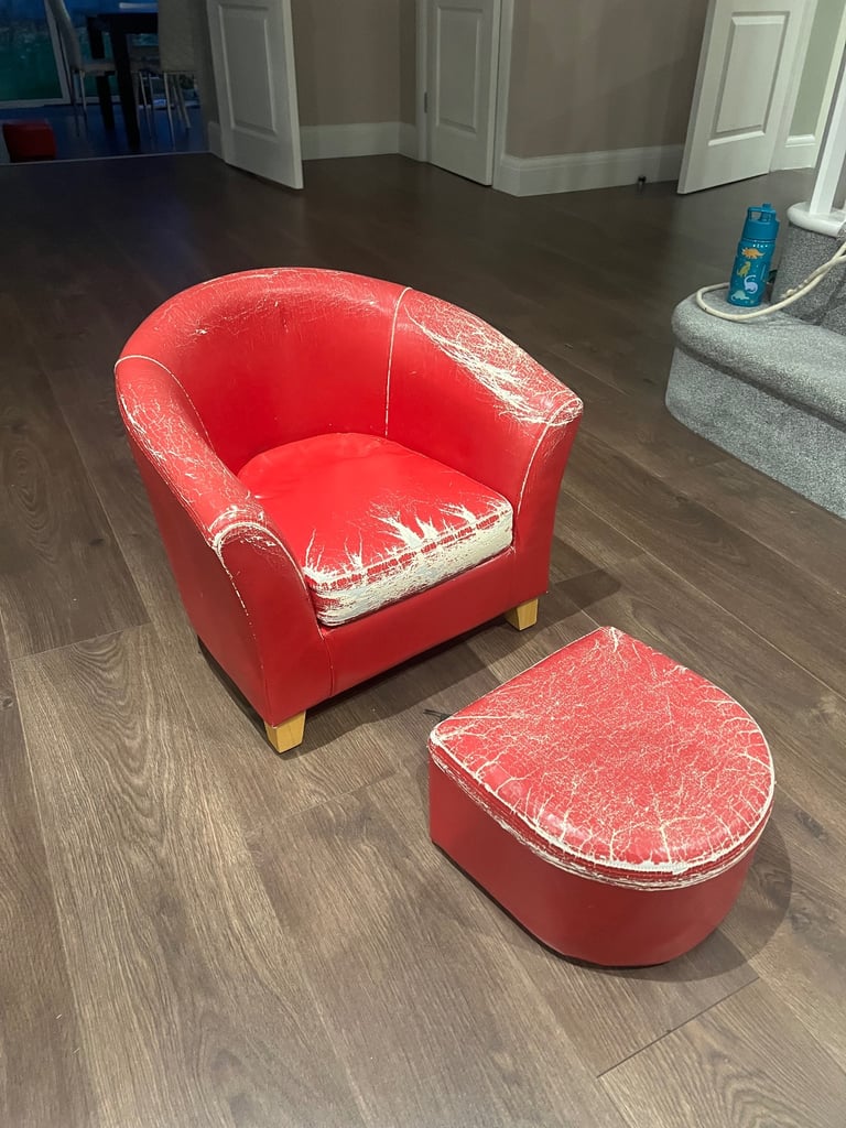 Free kids armchair and footstool