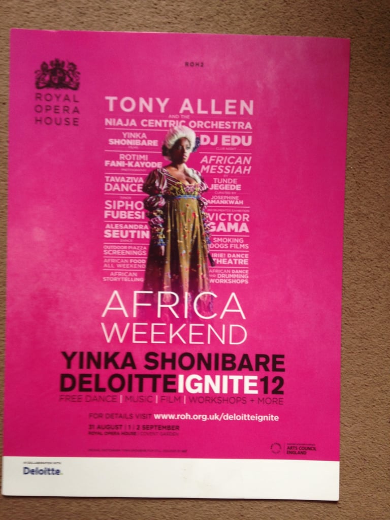 image for Africa Lagos Nigeria UK poster in mint condition 
