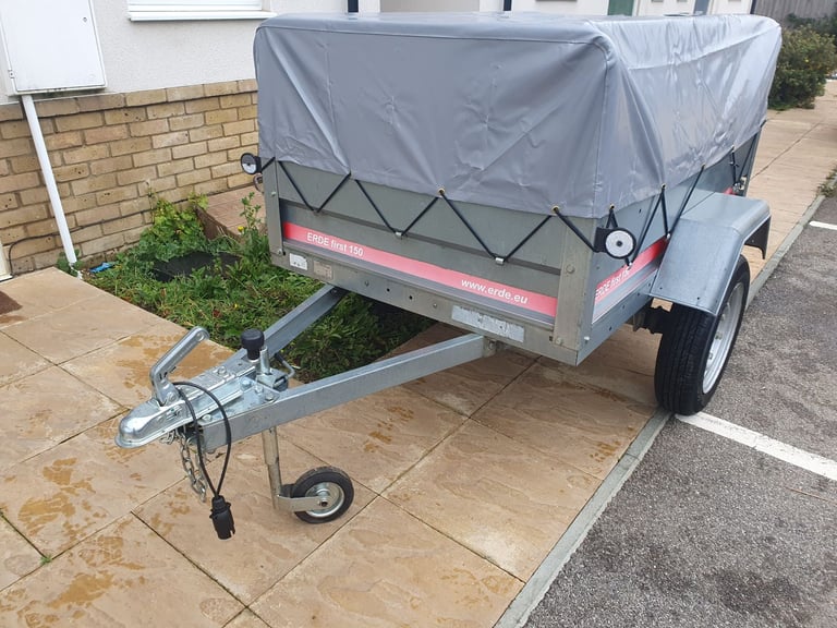 Erde First 150 Trailer with New high frame and cover 