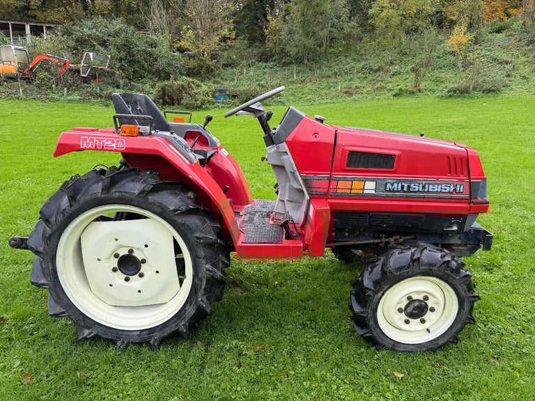 MITSUBISHI MT20 4WD Compact Tractor & Rotavator, flail available ** VIDEO ** ** 1026 Hours ** 20HP