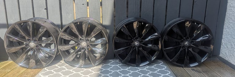 Tesla 21 inch wind turbine alloys 