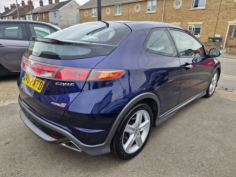 2007 Honda Civic 1.8L Type S i-VTec Semi-Auto Hatchback 3dr Petrol Semi Automatic Euro 4 (13 Hatc...