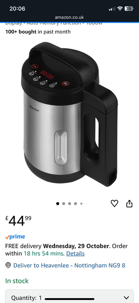 image for Innoteck soup make new in box (damaged box) collection de757rt