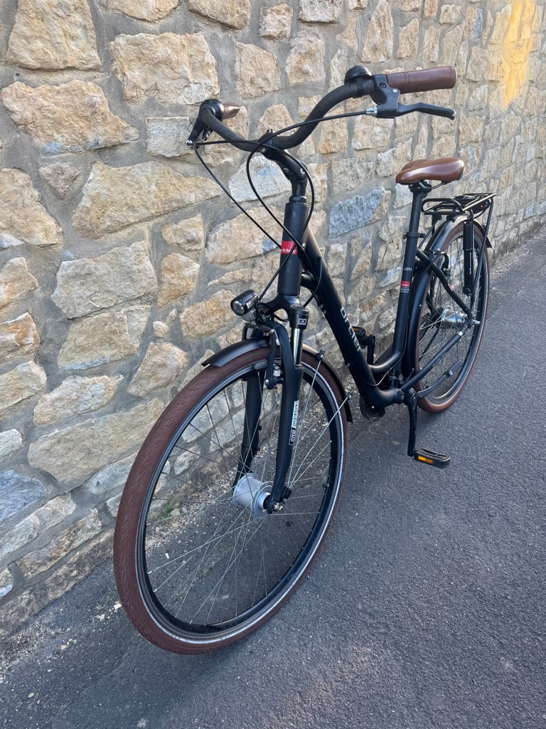 Step through Dutch style ladies bike