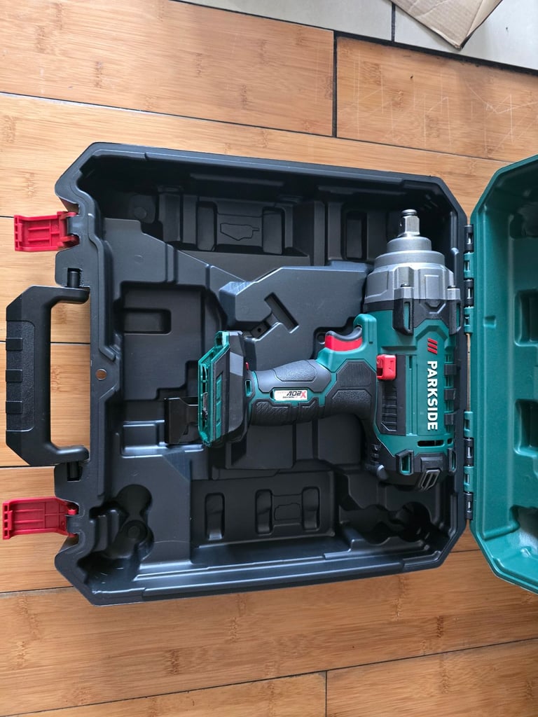 image for ** £35 New bare unit 1⁄2" Parkside 20V Cordless Vehicle Impact Wrench x team 400Nm without battery