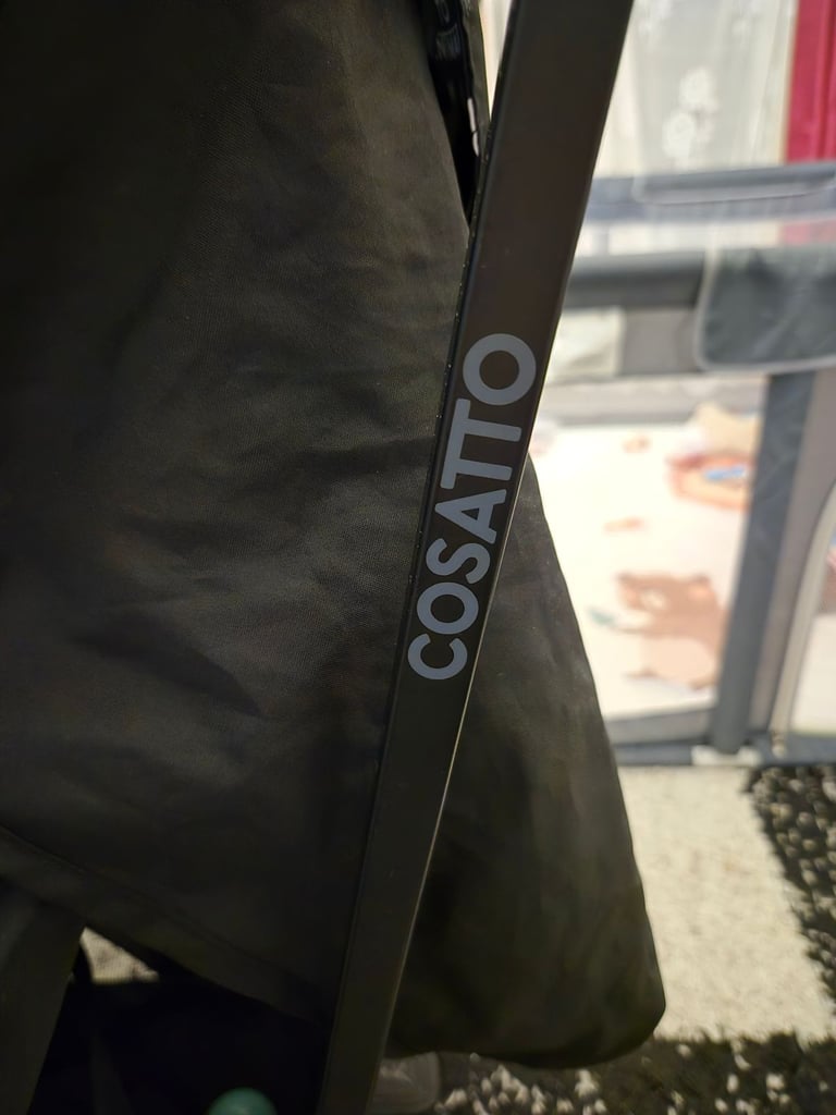 Cosatto Supa 3 Stroller Buggy - Silhouette Black Quilt - FROM BIRTH - Full Set