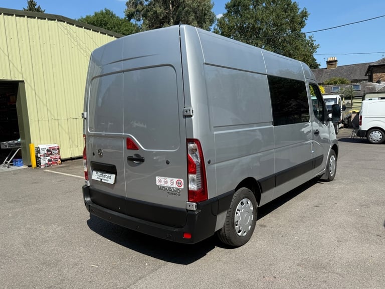 2020 VAUXHALL MOVANO 2.3L DIESEL SILVER MANUAL 9 SEATER CREW COMBI VAN - 97K