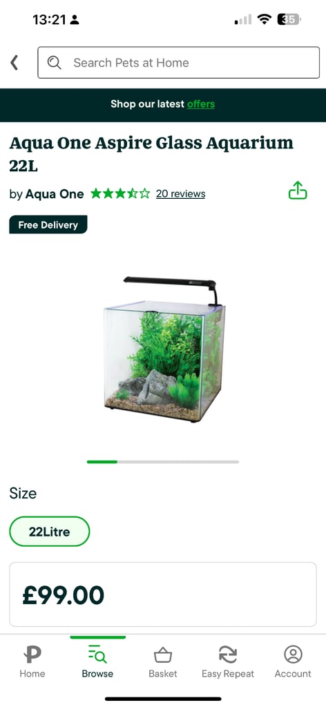 22L Aspire Aquarium
