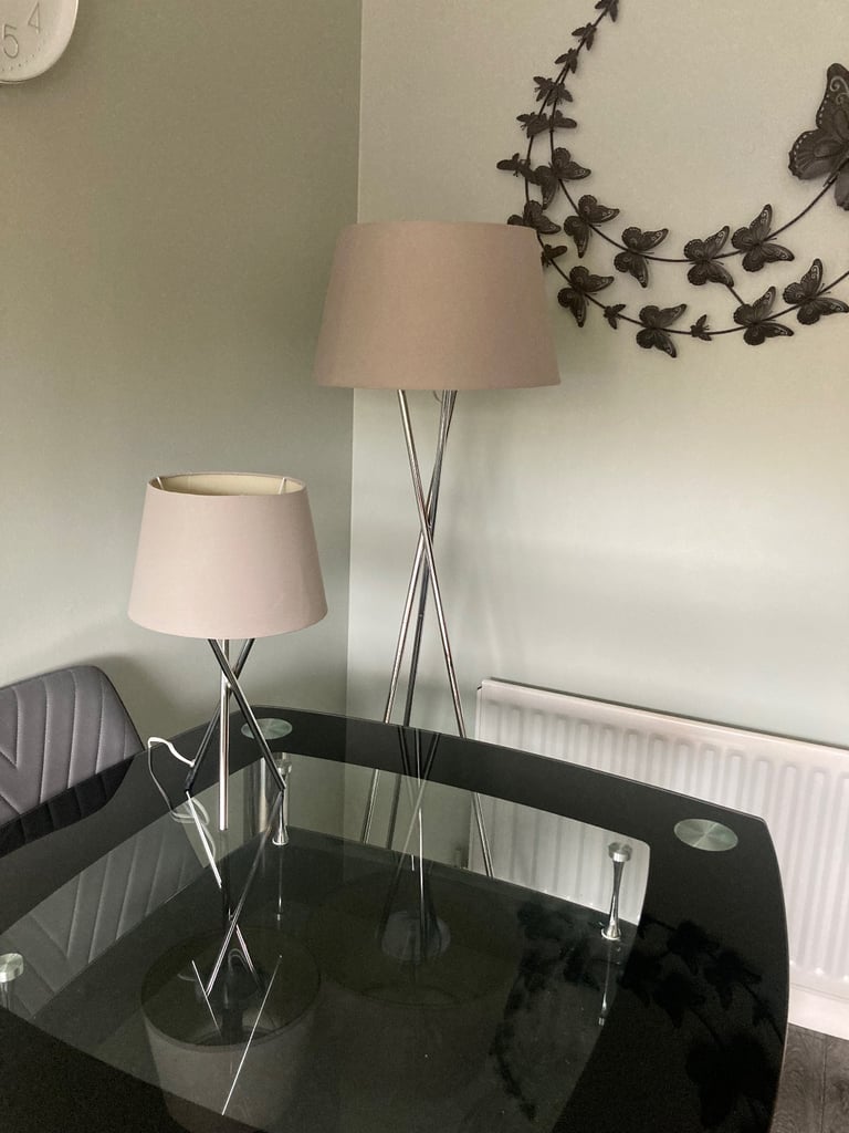 image for Standard and table lamp