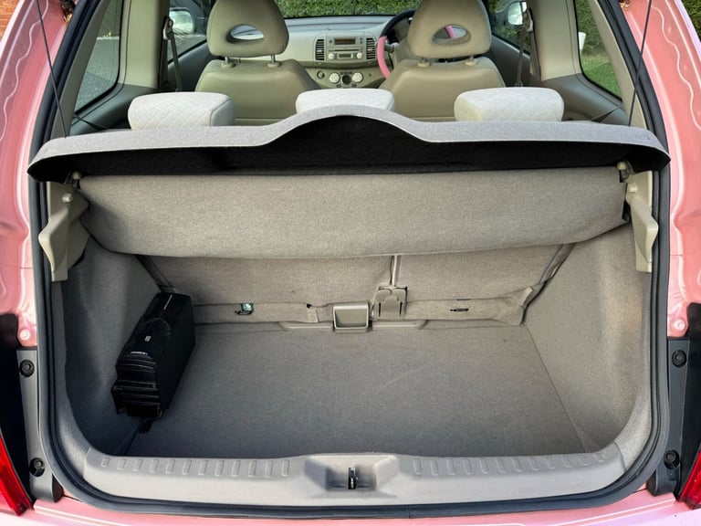 VERY RARE PINK NISSAN MICRA 1.4 PETROL SVE, WOW 1 LADY OWNER, VERY LOW 67K MILES