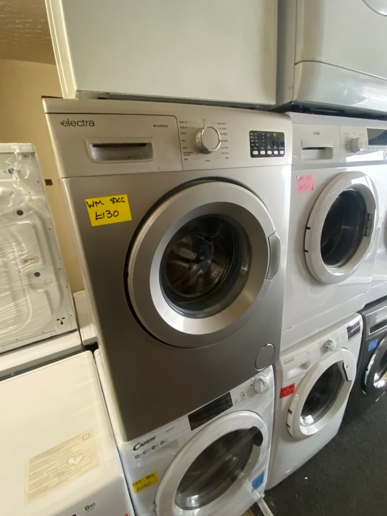 image for GREY ELECTRA 8KG WASHING MACHINE 