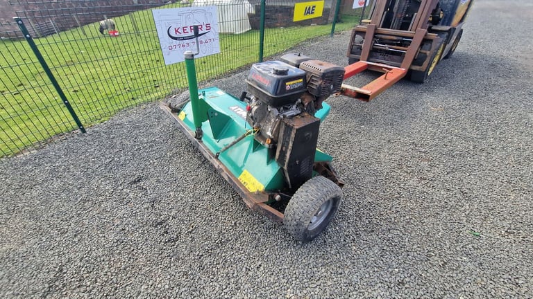 Quad atv petrol scarifier / flail mower farm stables tractor 