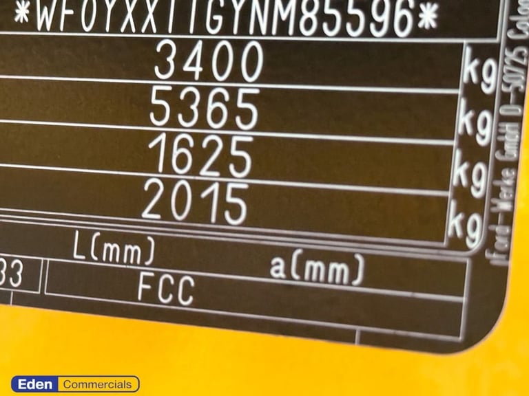 2022 72 FORD TRANSIT CUSTOM 2.0 340 ECOBLUE LEADER L1 H1 EURO 6 * EX AA * DIESEL