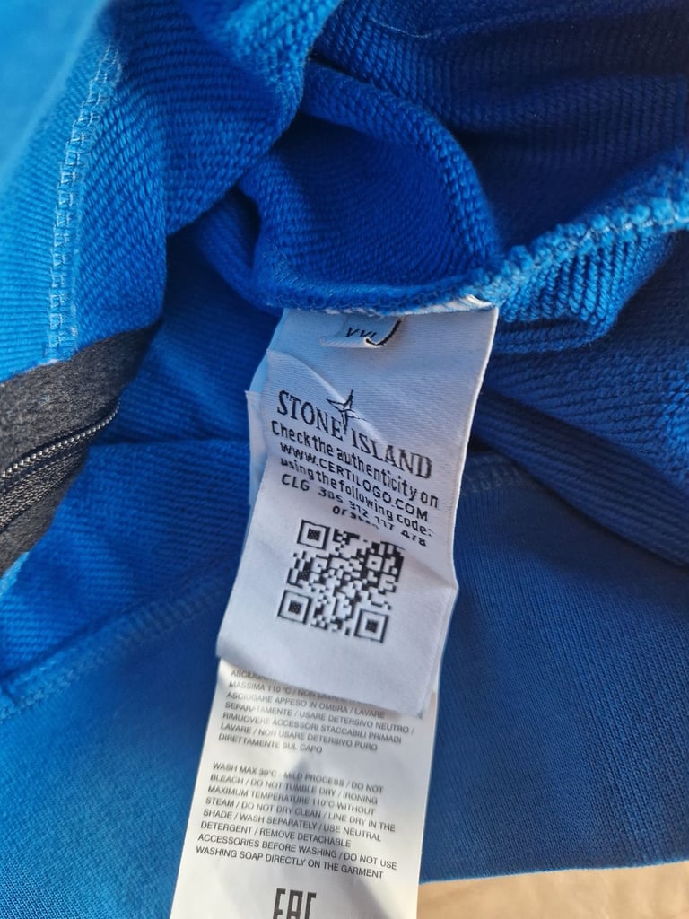 Stone Island Zip Up Hoodie