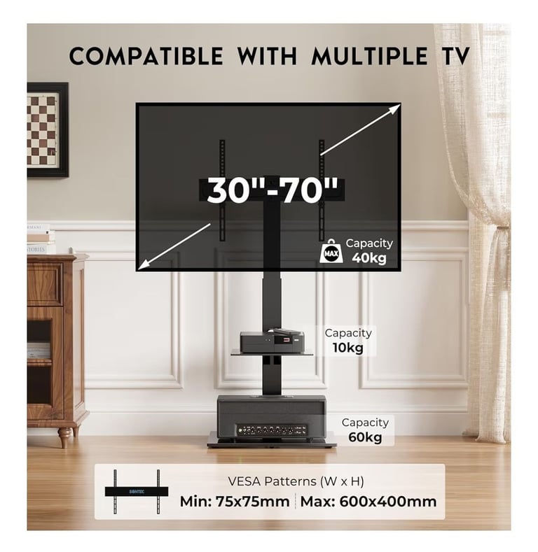 LCD TV stand (for 30 to 70 inch TV) 