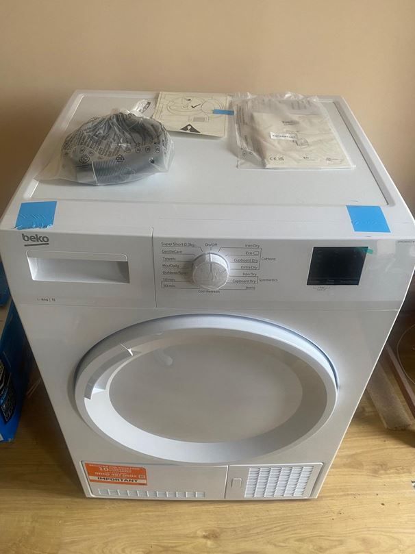 *SOLD* Brand New Tumble Dryer unused; dual condenser or waste pipe options - See Pictures