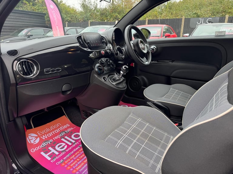2020 Fiat 500 1.2 Lounge 3dr HATCHBACK PETROL Manual