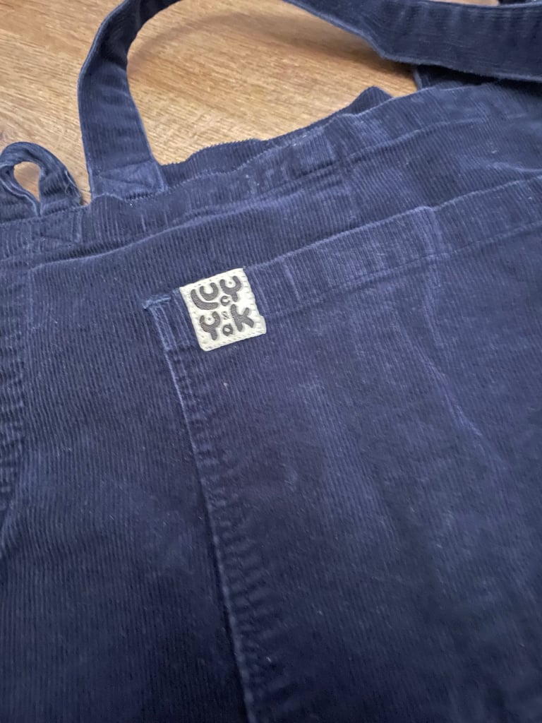 Lucy & Yak navy dungarees 