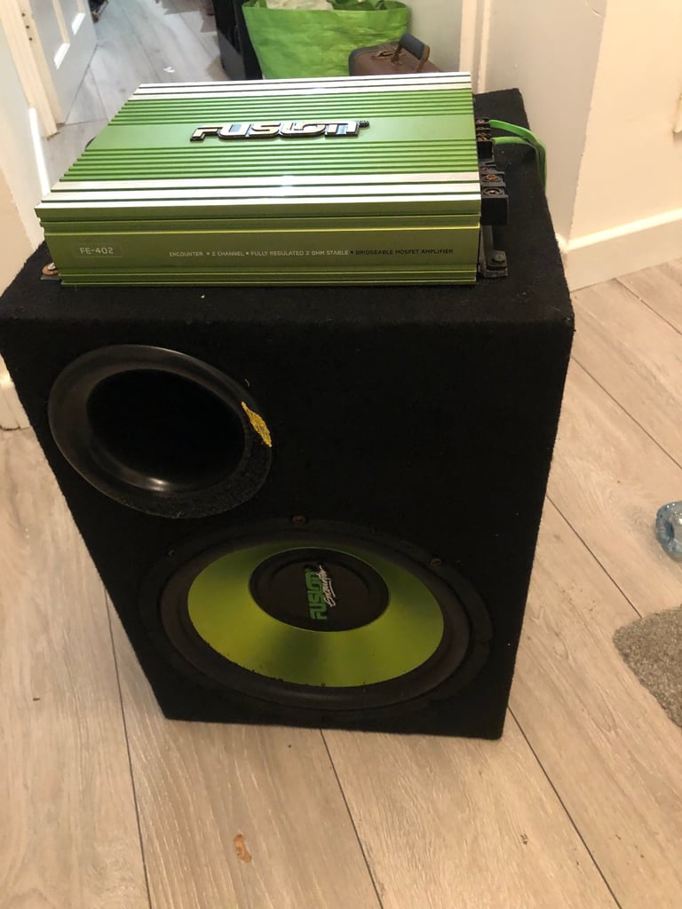 image for Fusion subwoofer and amp 